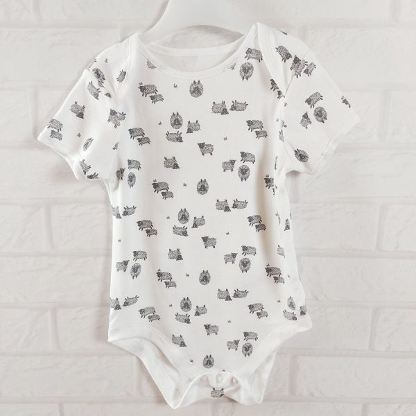 Боди белый с животными Primark