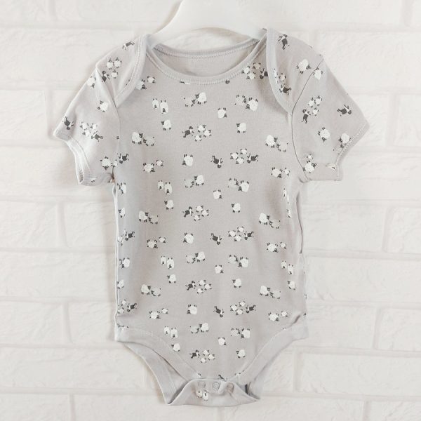 Боди серый с животными Primark