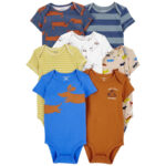 Набор 7 боди с животными Carters