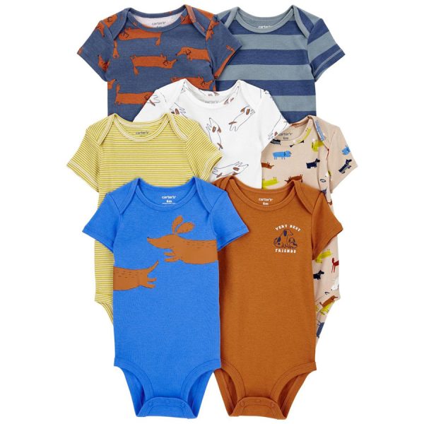 Набор 7 боди с животными Carters