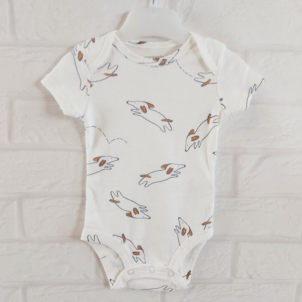 Боди с белыми животными Carters