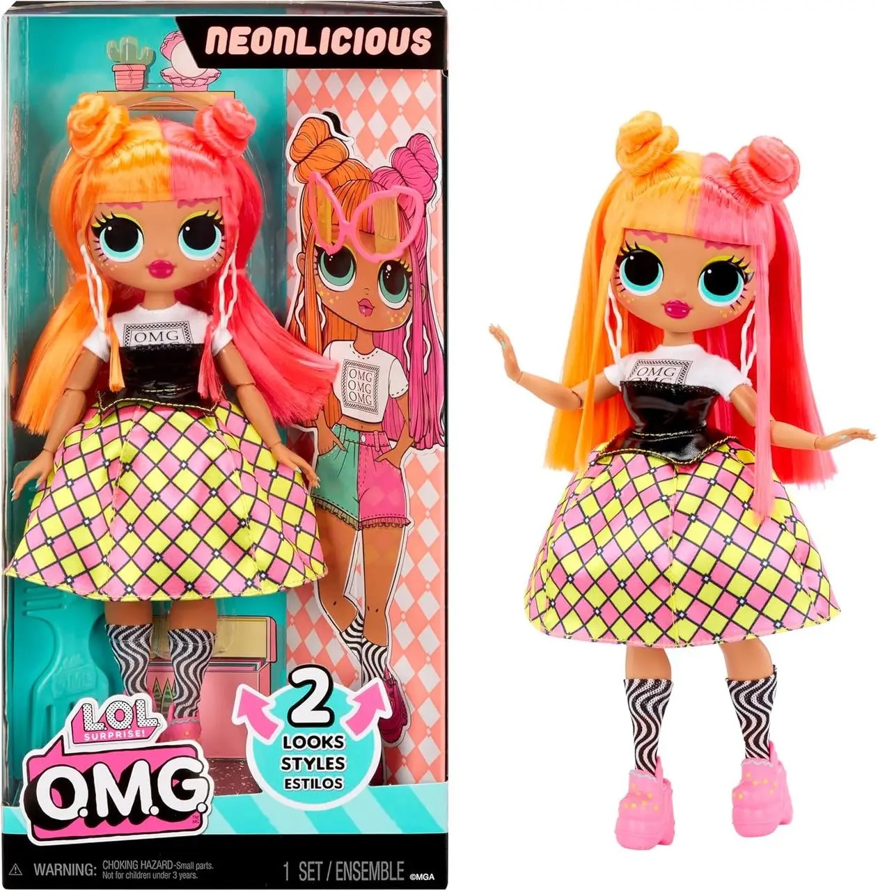 Модна лялька LOL Surprise OMG Neonlicious — фото 1