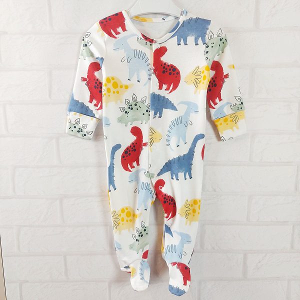 Человечек с красными и синими динозаврами Matalan