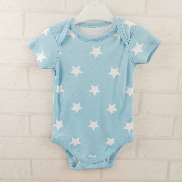 Боди голубой со звездами Matalan