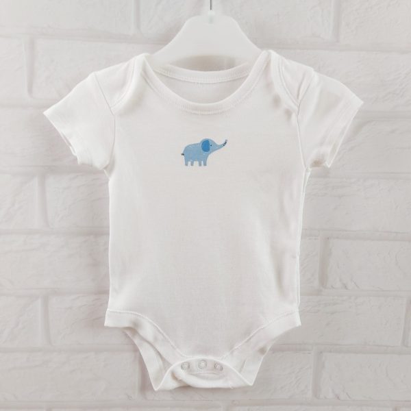 Боди белый с слоном Matalan